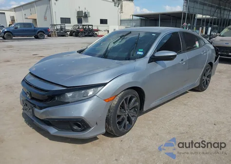 2020 Honda Civic Sport from USA, damaged, VIN 2HGFC2F81LH568088